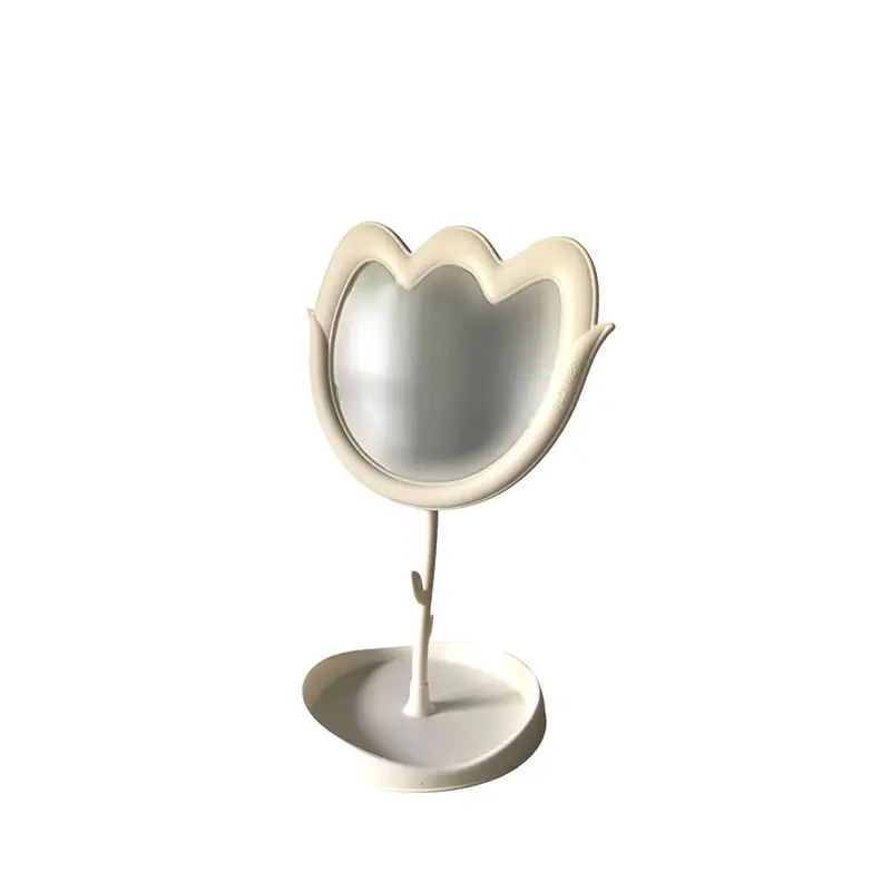 Miroir Sur Socle Forme Fleur 