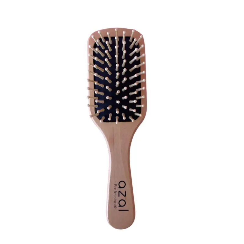 Brosse cheveux en bois carré – Petit modèle 