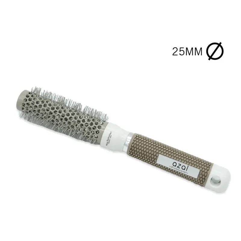 Brosse à cheveux manuelle en céramique – Diamètre 25 mm 