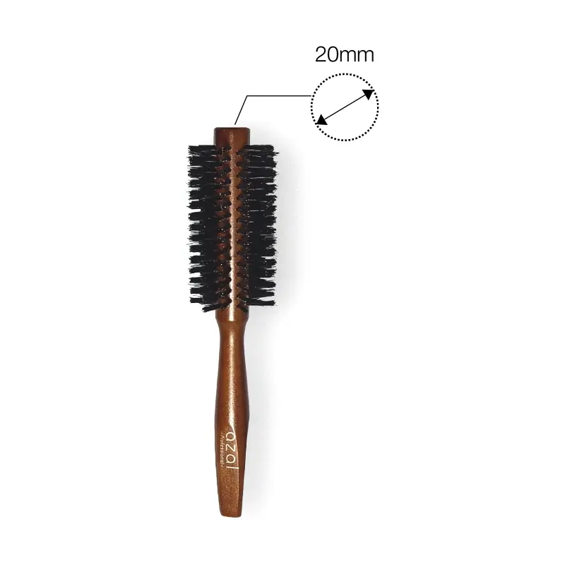 Brosse brushing en bois – Diamètre 20 mm 