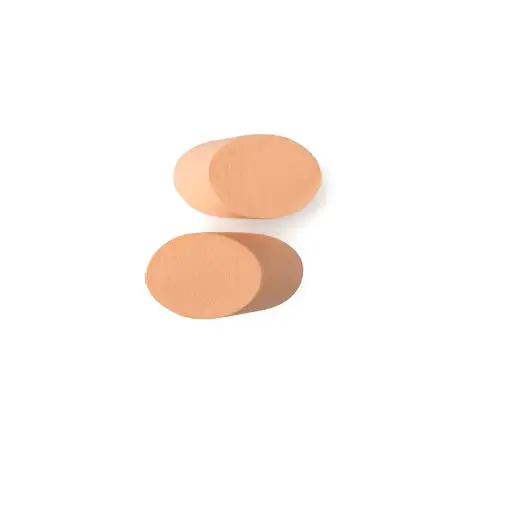 [MUP2-14] Lot de 2 éponges maquillage forme biseautées 